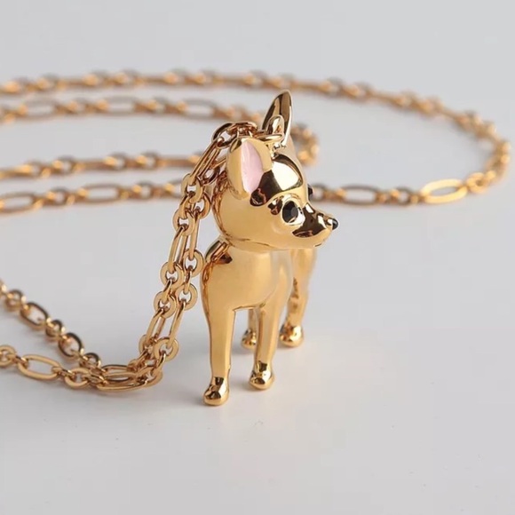 KATE SPADE • Haute Stuff Chihuahua Long Necklace - Picture 5 of 6